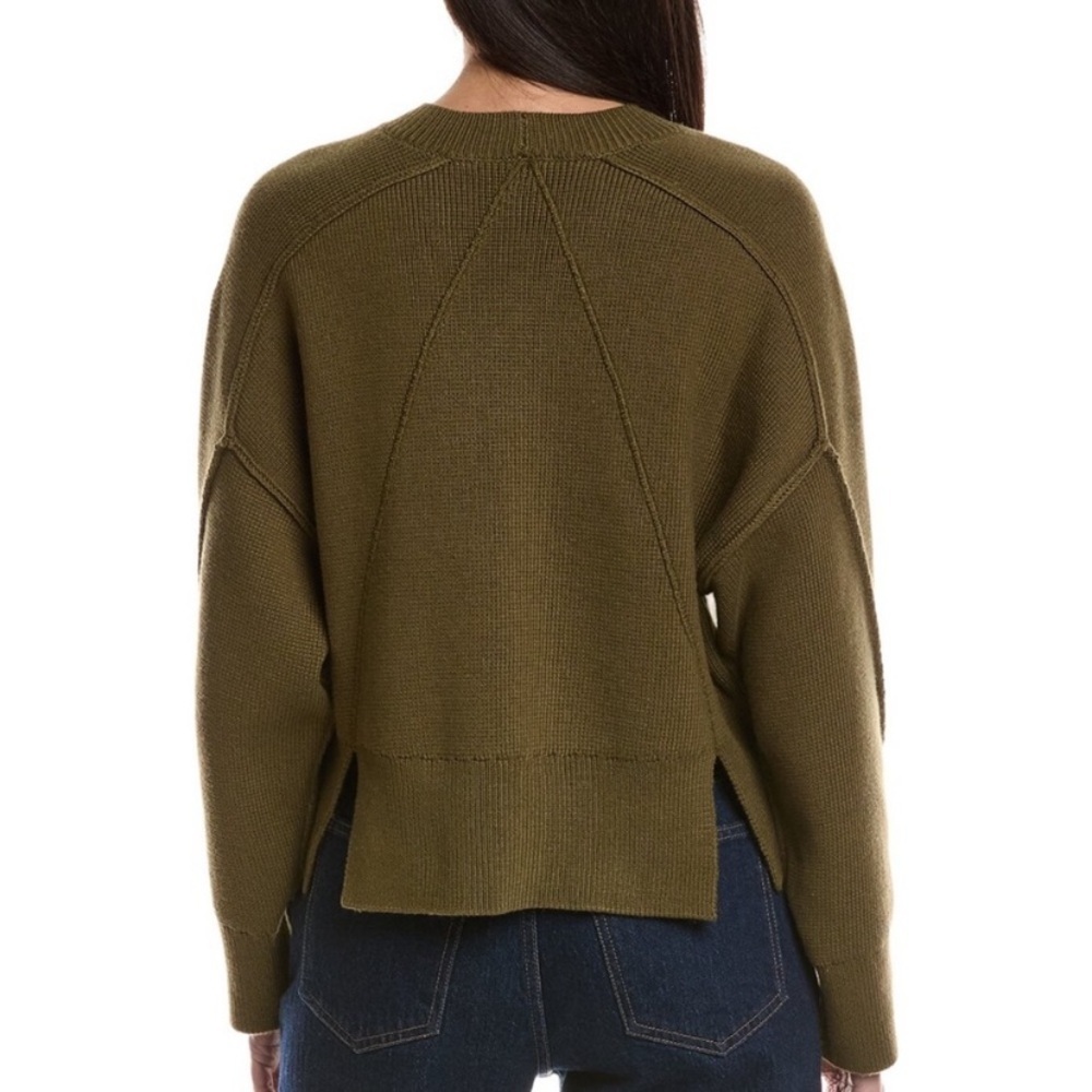Rag & Bone NWT $545 Lysa Wool-Blend Knit Sweater Size M Olive - Picture 5 of 13